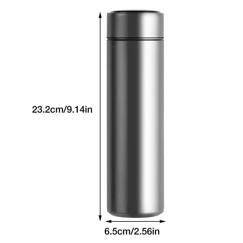 500ml Stainless Steel Thermos Vacuum Flask Smart Water Bottle Temperature Display Insulated Cup Travel Car Soup Coffee Mug