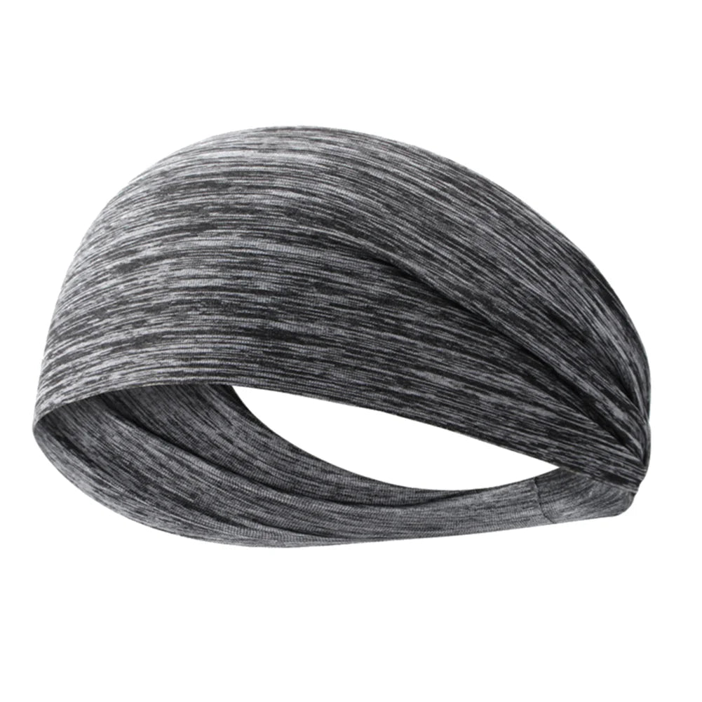 Sports Headband Quick Dry Gym Yoga Sweatband for Men Women Soft Elastic Hairbands Workout Fitness Head Band Yoga Accessories