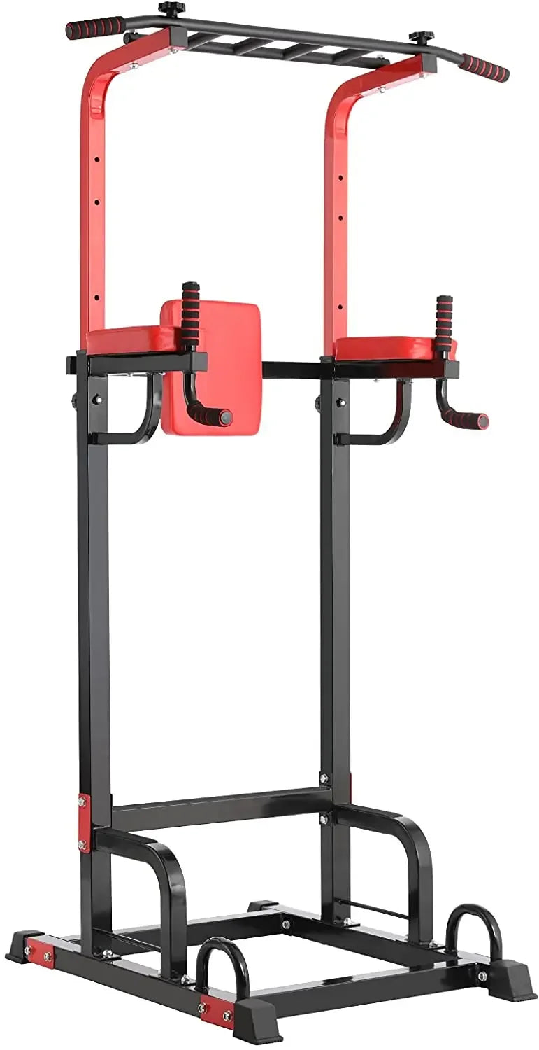 Power Tower Pull Up Bar Strength Bodybuilding Standing 200kg Workout Equipments Ultra-functional Dip Station Home Fitness