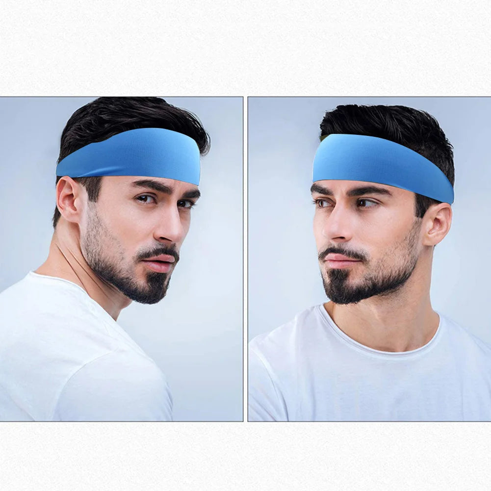 Sports Headband Quick Dry Gym Yoga Sweatband for Men Women Soft Elastic Hairbands Workout Fitness Head Band Yoga Accessories