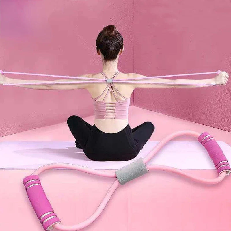 Resistance Bands for Women - Foam Handles, Yoga Fitness Accessories, Pull Rope for Home Gym Training, Exercise Equipment