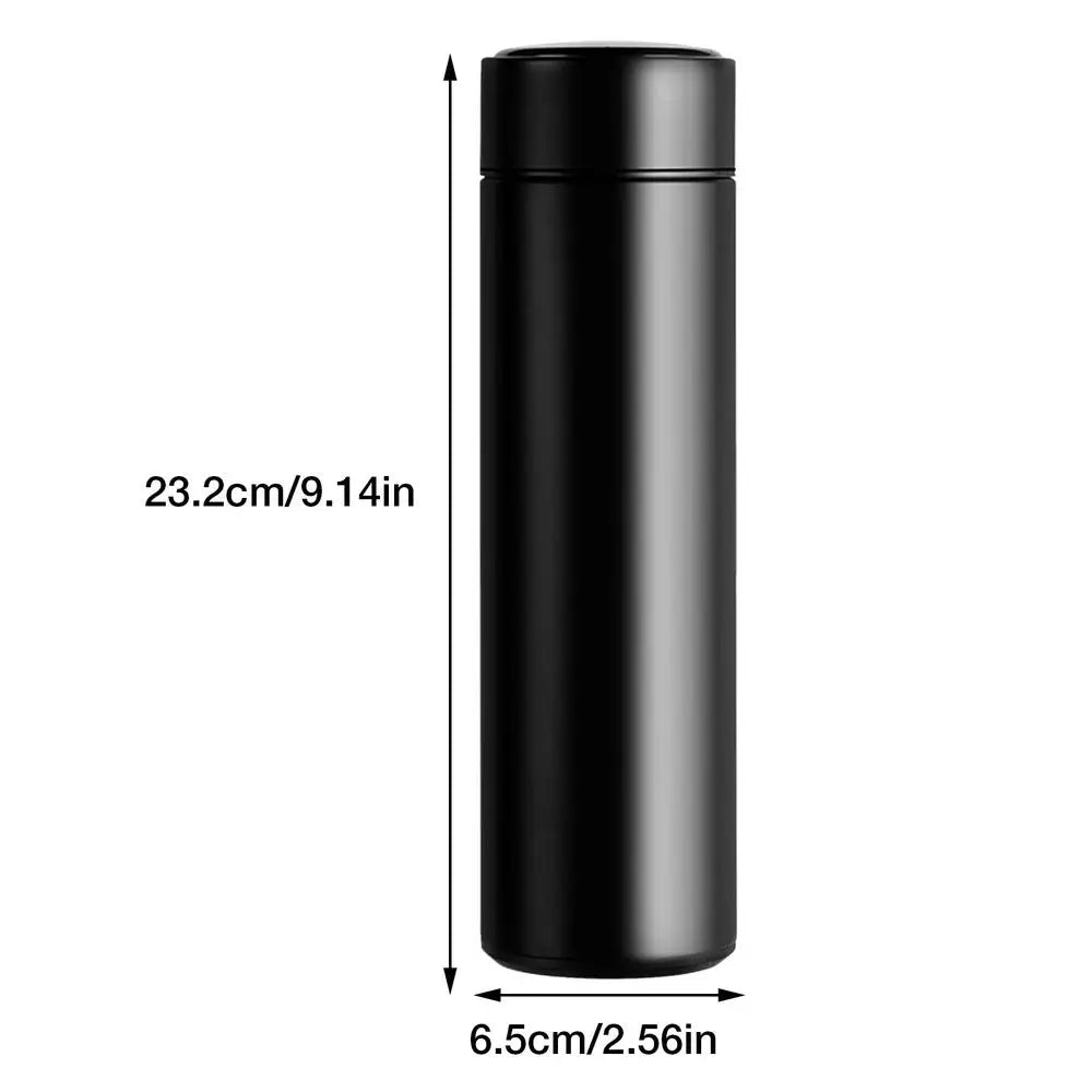 500ml Stainless Steel Thermos Vacuum Flask Smart Water Bottle Temperature Display Insulated Cup Travel Car Soup Coffee Mug