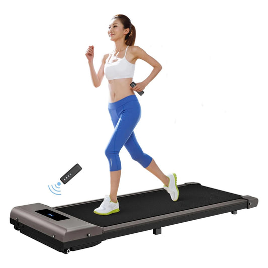 Bigzzia Treadmills for Home,Walking Pad Treadmill,2.5HP under desk treadmill with 0.6 to 6.2 MPH Speed Range and Remote Control