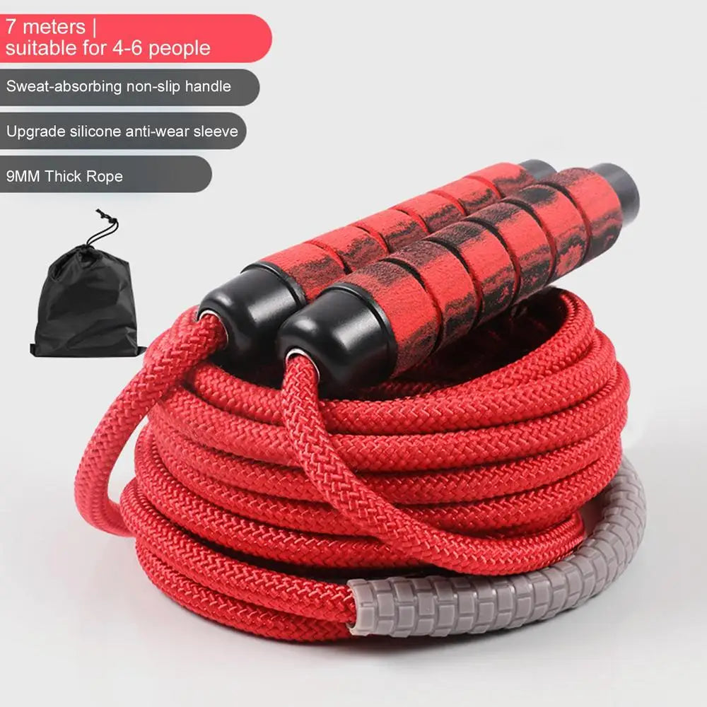 Kids Jump Rope Exercise Jump Rope Adjustable Jump Ropes Tangle-Free Jumping Rope Fitness Ergonomic Handle Team Jump Rope For